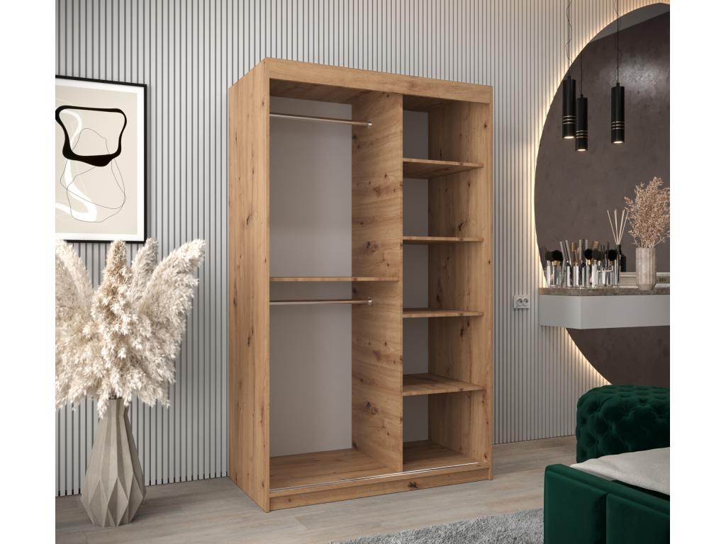 Wardrobe - Argent/Marron/Noir