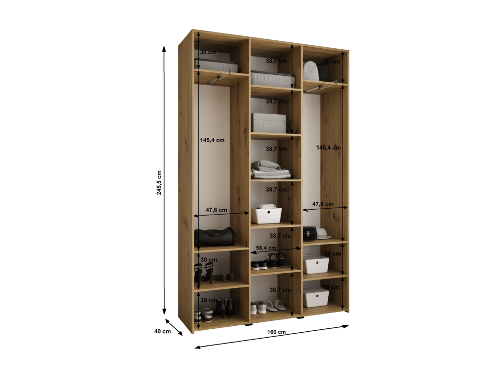 Wardrobe - Blanc/Noir | BlancNoir