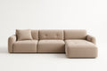 Corner Sectional Sofa - Beige #7