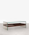 Table - Transparent/Marron