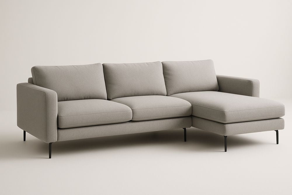 Corner Sectional Sofa - Gris clair