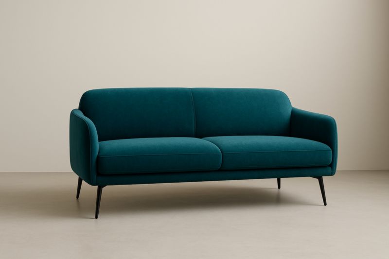 Sofa - Bleu Ptrole