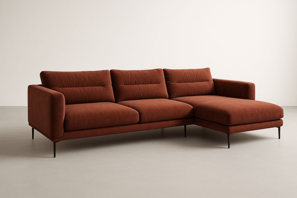 Corner Sectional Sofa - Marron | Marron