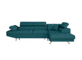 Corner Sectional Sofa - Bleu Canard